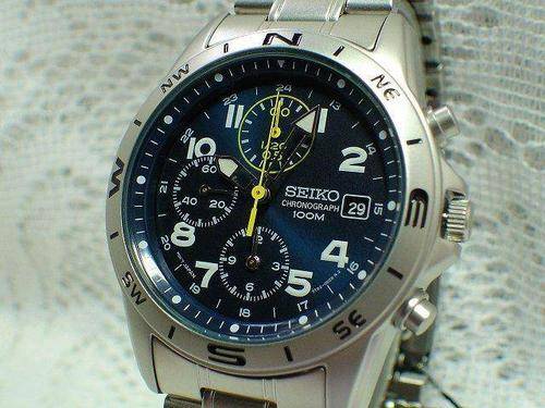 NEW RARE SEIKO SPLIT SECOND SPEEDMASTER 330FT WATCH